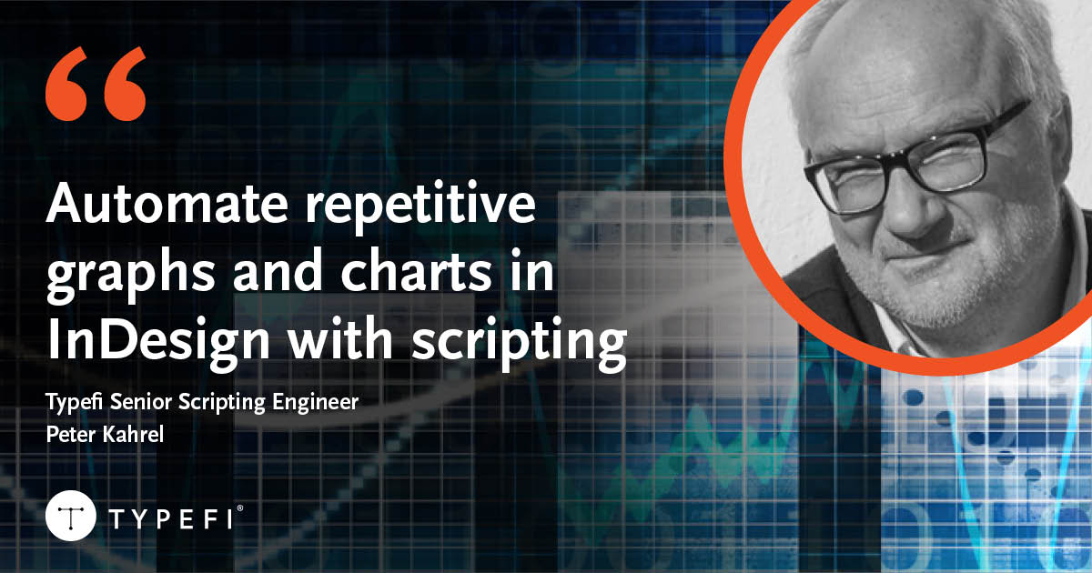 Automate repetitive graphs and charts in InDesign with scripting