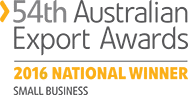 54th Australian Business Awards Small Business Winner logo