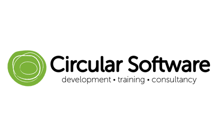 Circular Software logo. Tagline reads 'development, training, consultancy'.