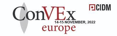 Logo of ConVEx Europe conference, 14-15 November 2022