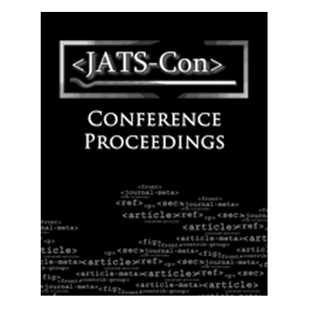 JATS-Con Conference Proceedings cover