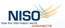 Logo of the National Information Standards Organization (NISO). The tagline under the logo reads 'How the information world connects'.