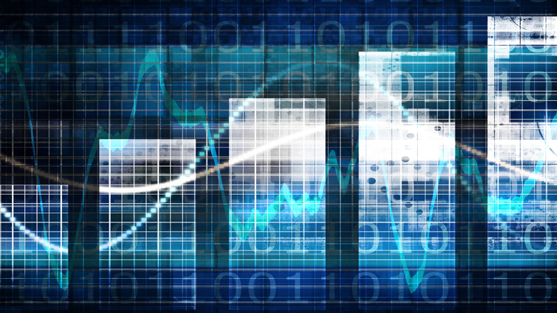 Abstract image of overlaid bar charts and line graphs.