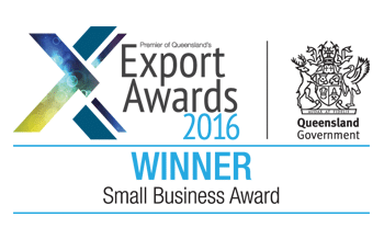 Winner logo for the Premier of Queensland's Export Awards 2016