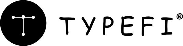 Typefi's logo with the word TYPEFI rendered in Comic Sans font.