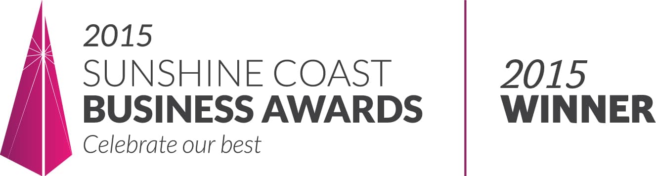 2015 Sunshine Coast Business Awards Winner logo