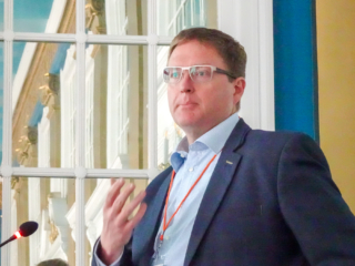 Jason Mitchell presenting at the 2019 Typefi User Conference.