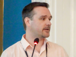 Jim Cain presenting at the 2019 Typefi User Conference.