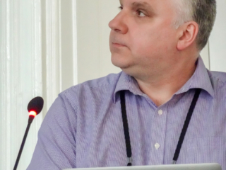Robin Dunford presenting at the 2019 Typefi User Conference.