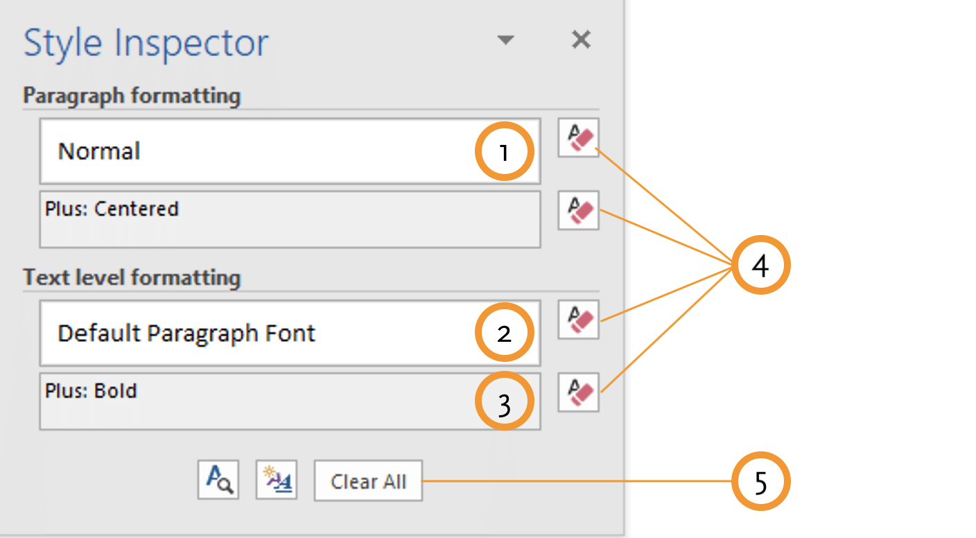 customize the style pane in word for mac